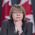 Anne McLellan attends a news conference in Ottawa on Dec. 13, 2016 (Adrian Wyld/CP)